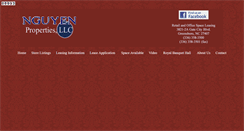 Desktop Screenshot of nguyenproperties.com