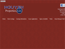 Tablet Screenshot of nguyenproperties.com